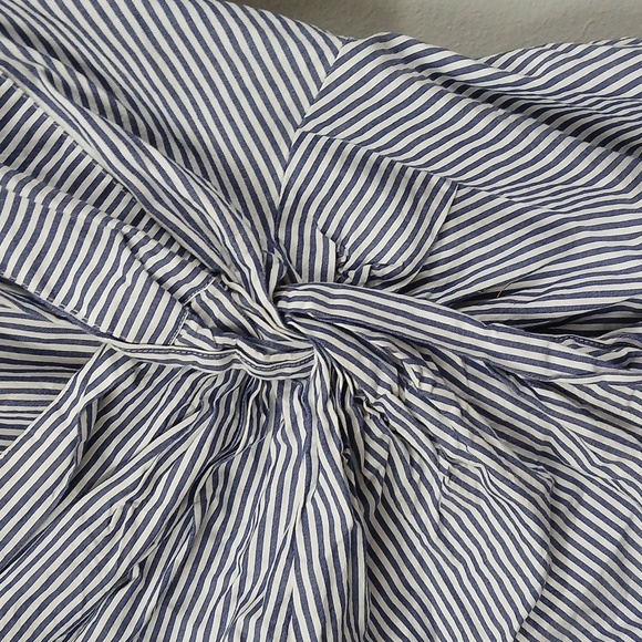 Zara knotted poplin shirt w/ Thin straps Size Small - Picture 3 of 5